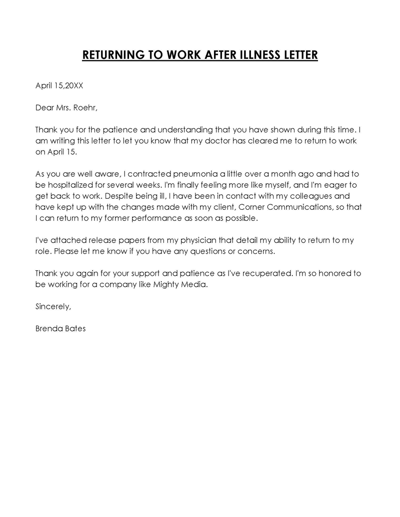 covid return to work letter from doctor