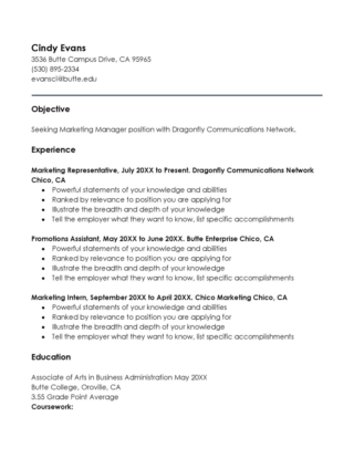 Photo inspiration: Gallery Detail: Reverse Chronological Resume Explained Free Templates