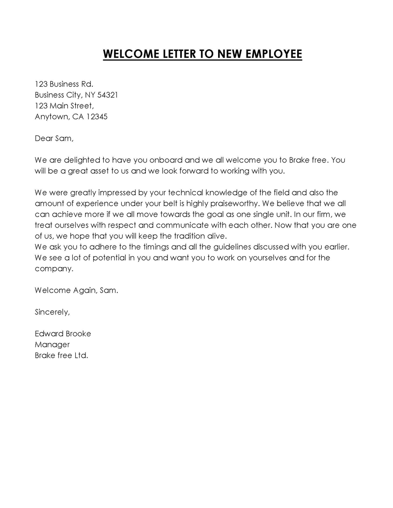 20 New Employees Welcome Letters With Templates 10-printable-internship-letter-sample-forms-and-templ-vrogue-co
