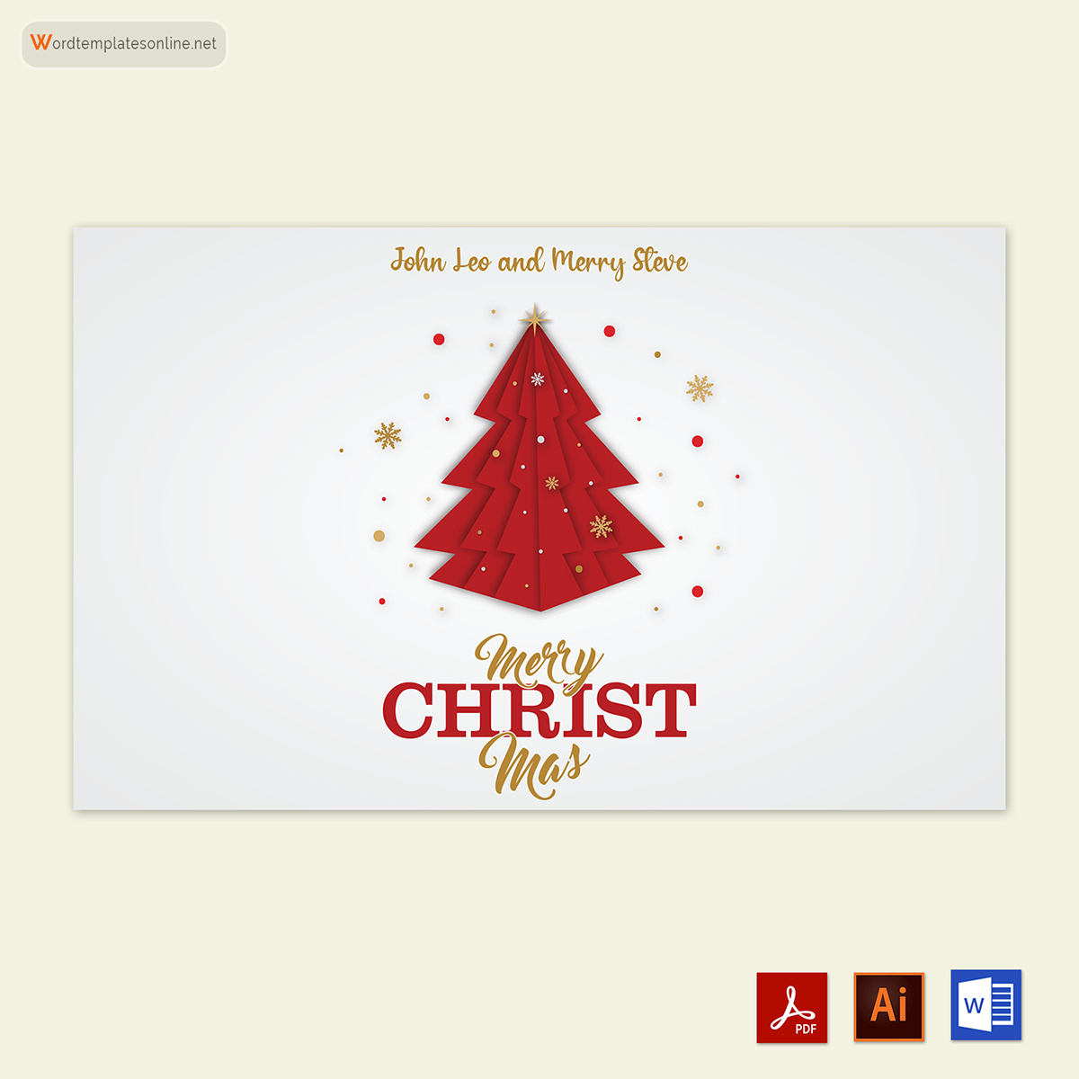 Christmas card design
