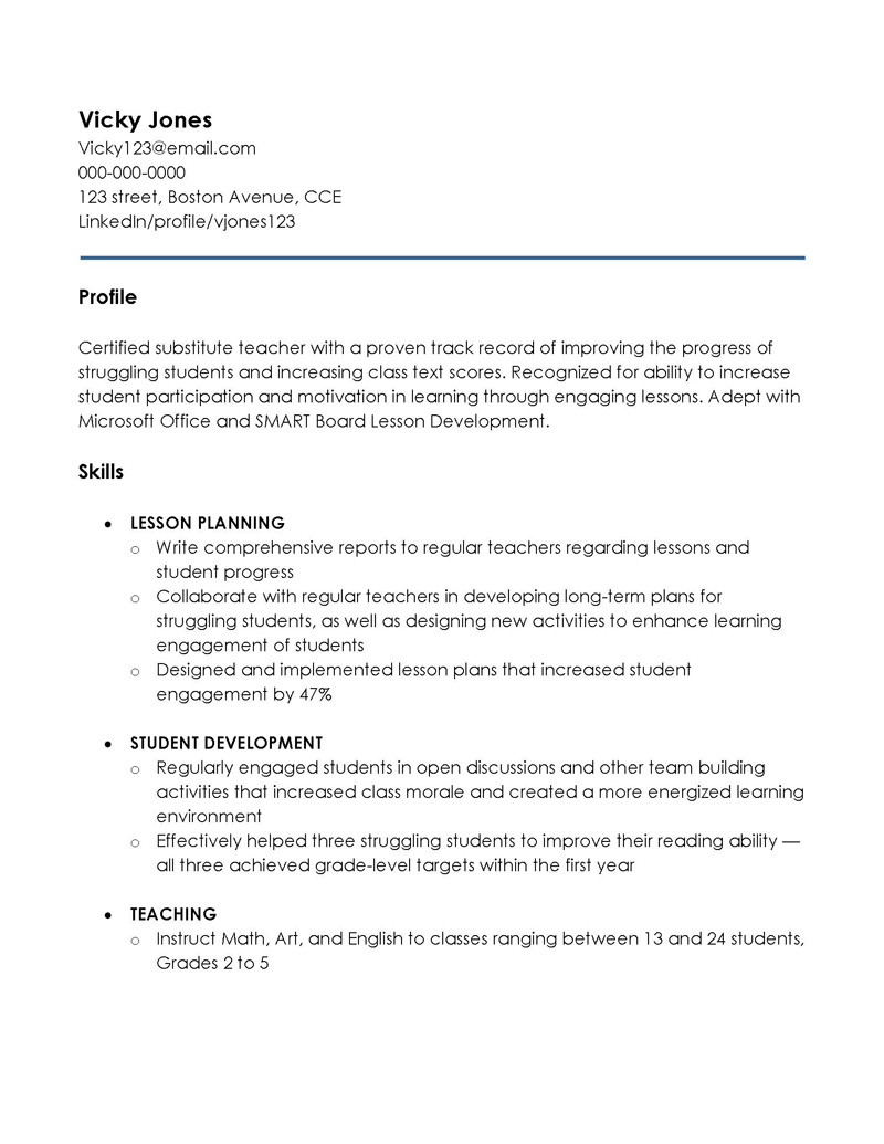 
functional resume examples 2022