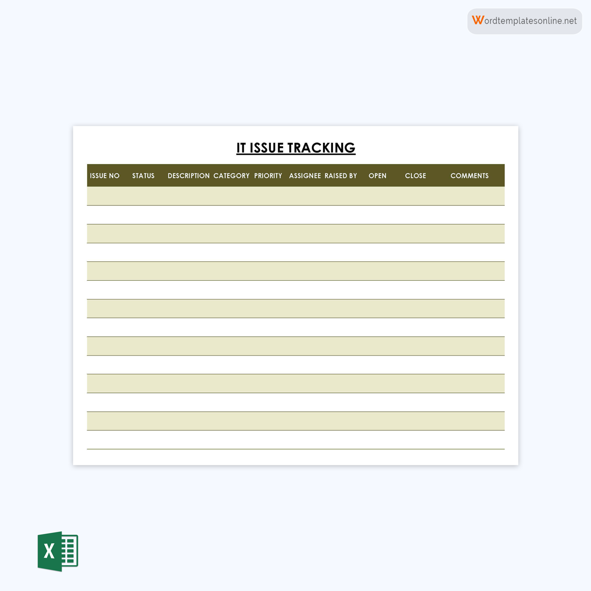 "User-Friendly Issue Tracker Template"