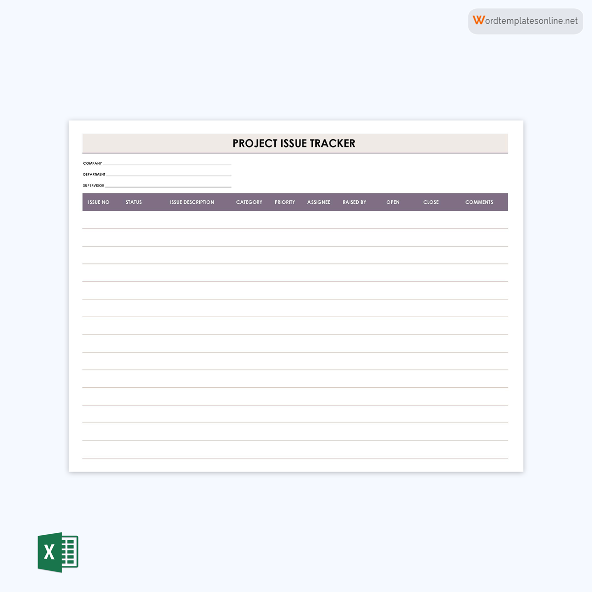 "Efficient Issue Tracker Template"