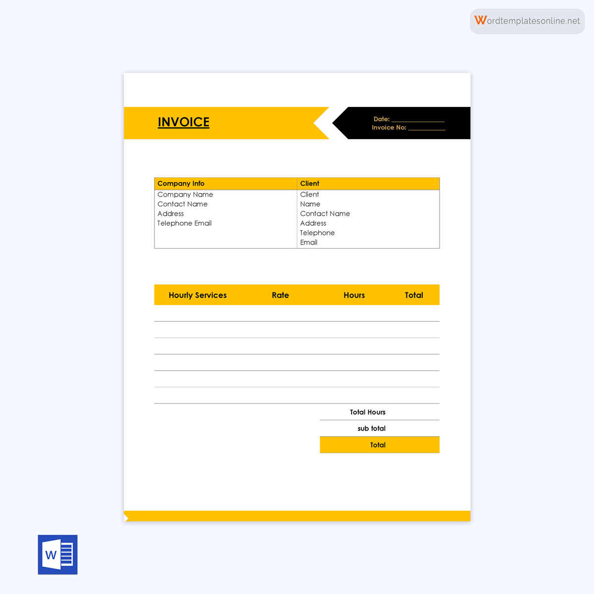  excel invoice template with database free download