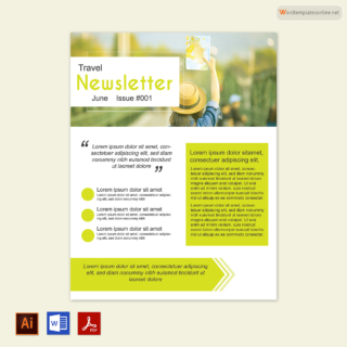 46 FREE Printable Newsletter Templates (for Word, PDF)