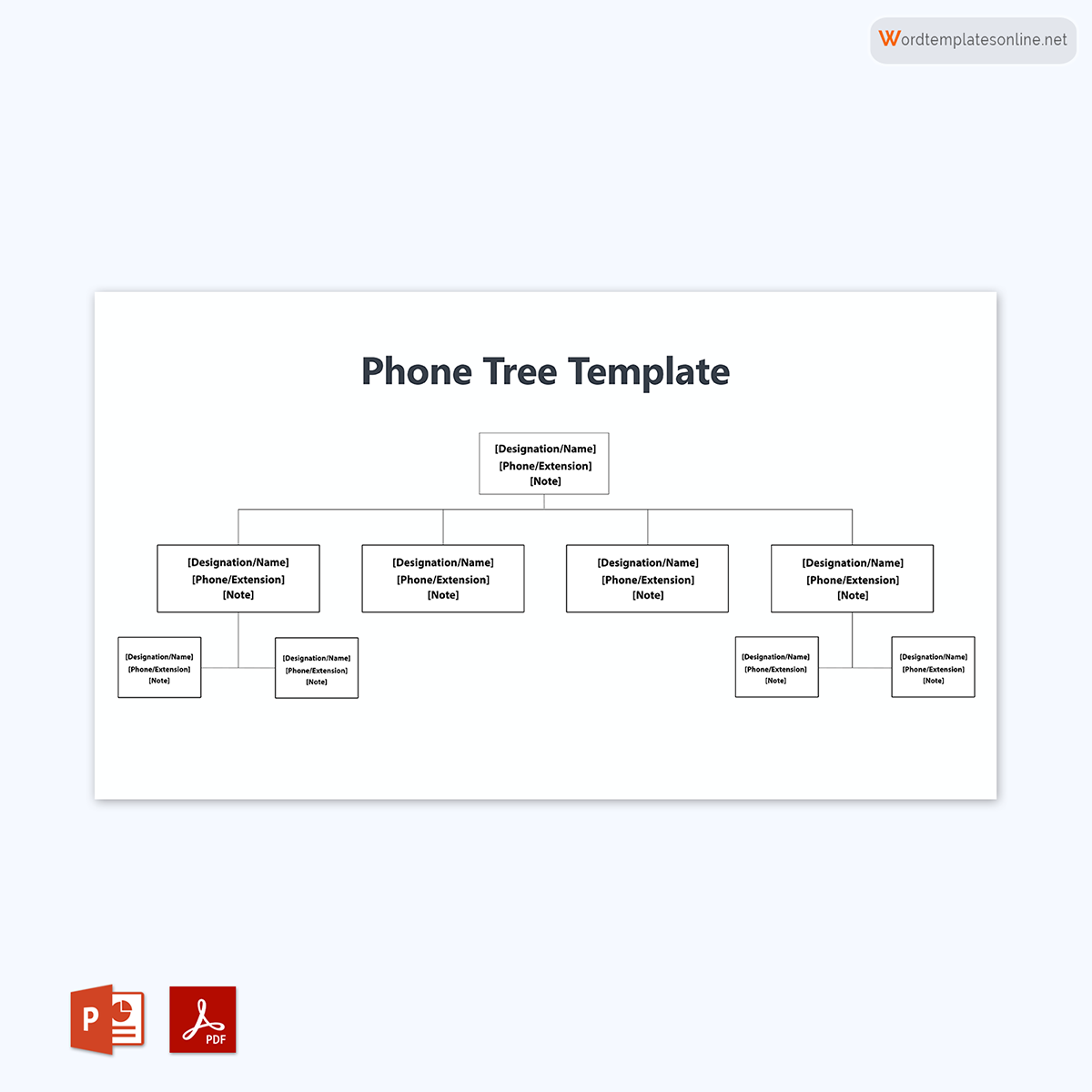 
phone tree template excel
