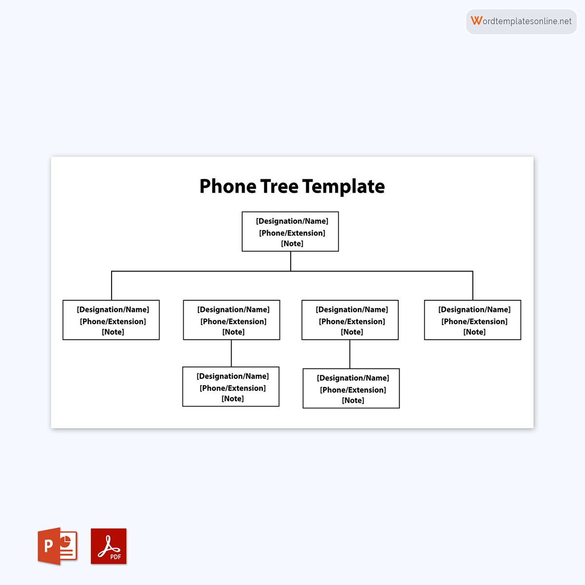 
phone tree template powerpoint