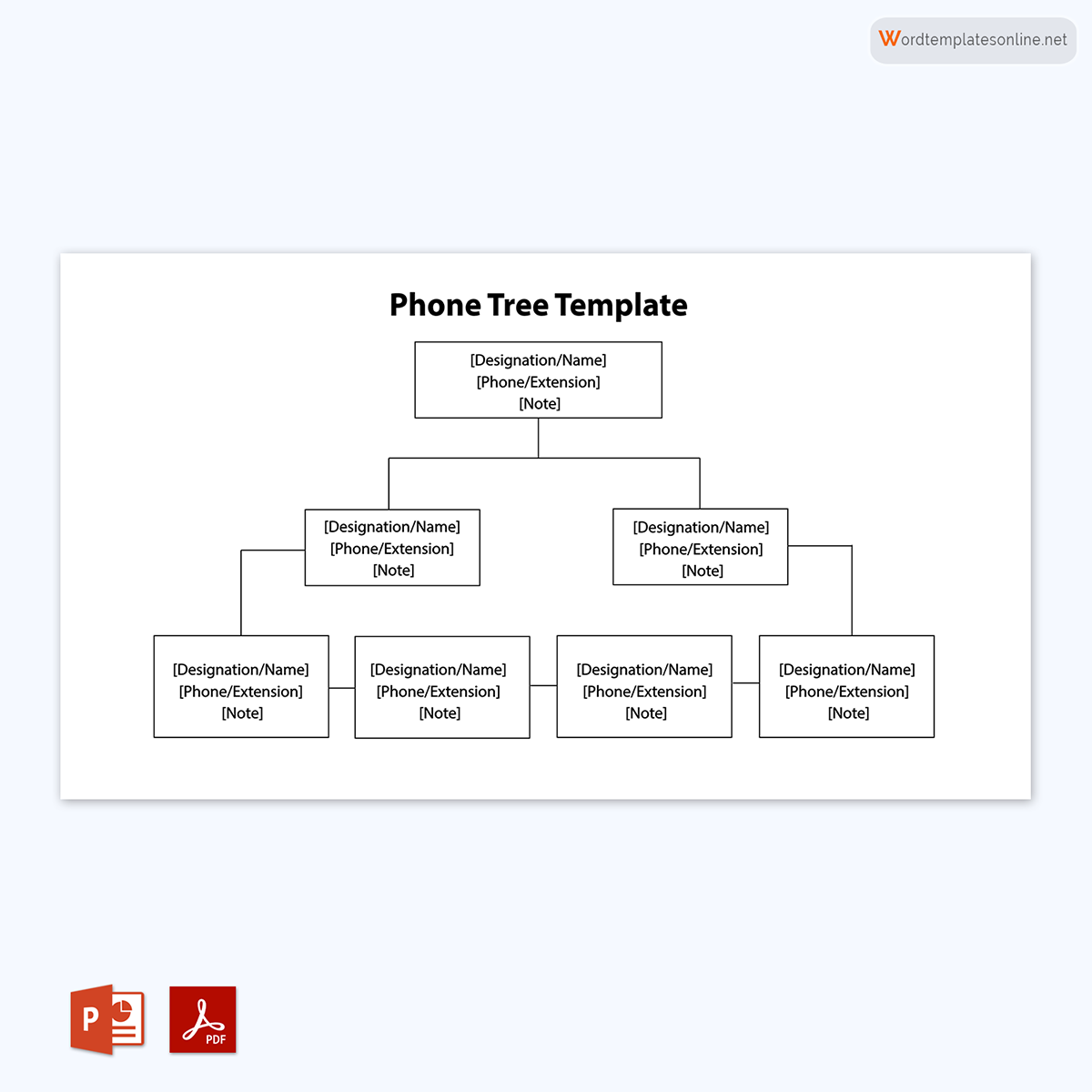 
free phone tree template excel