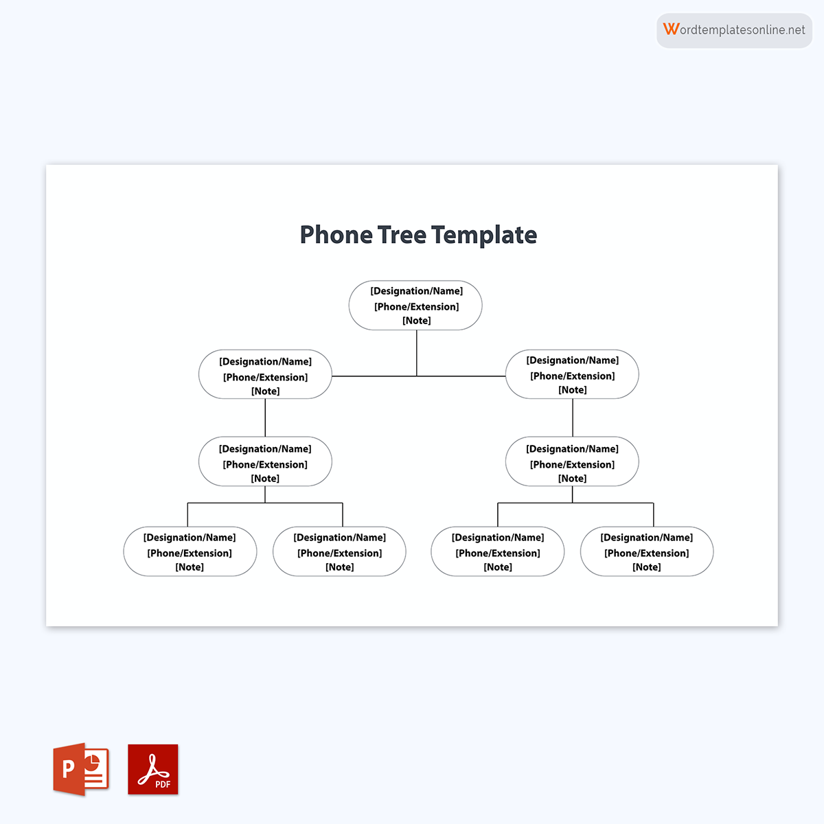 
phone tree template word