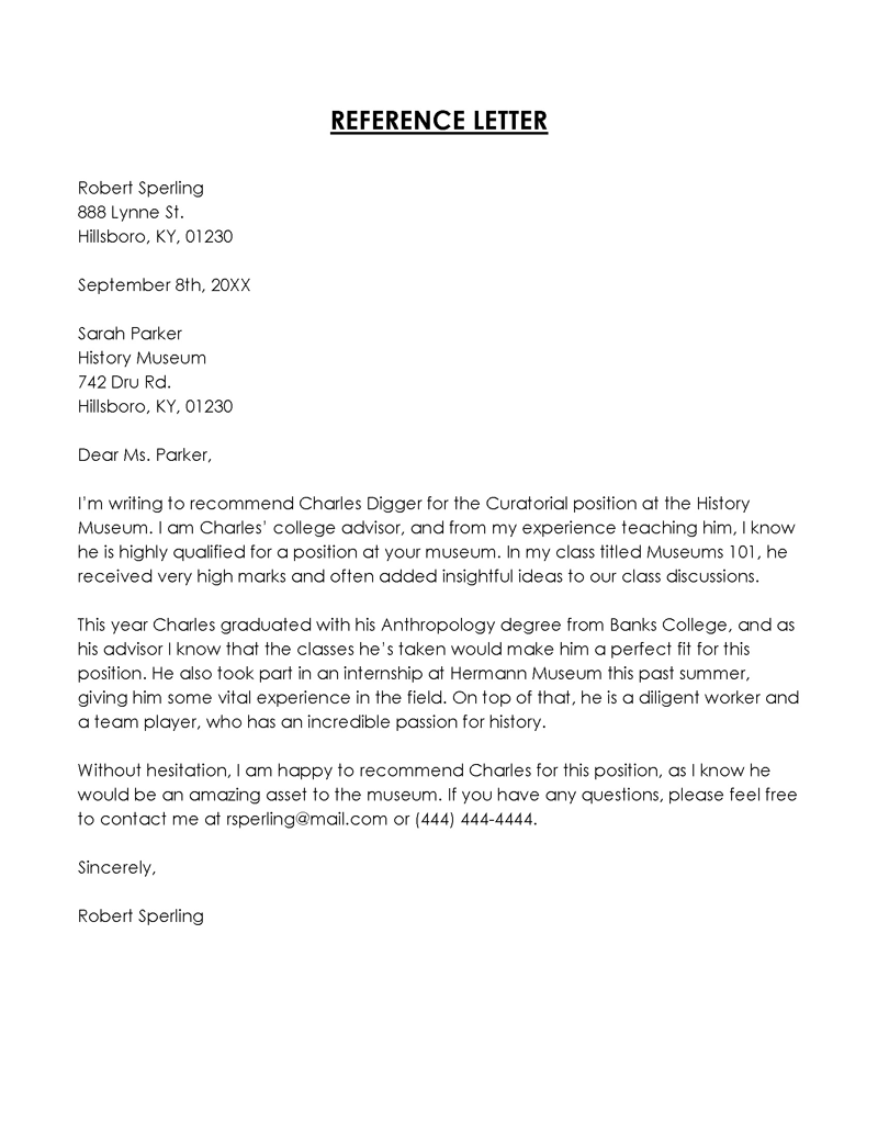 Company transfer letter
