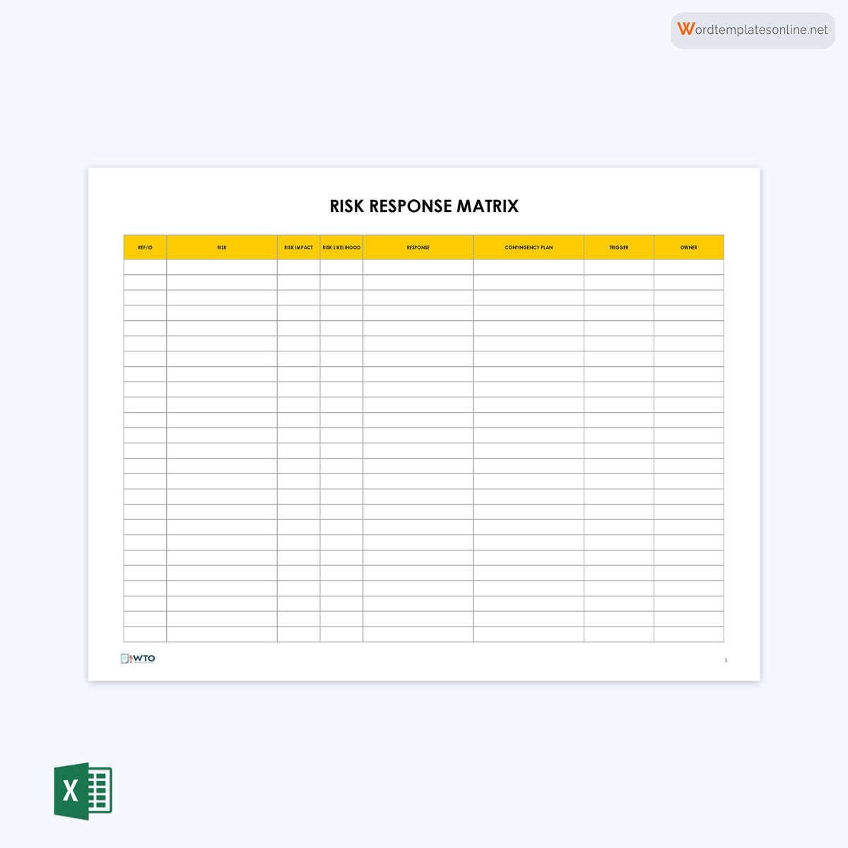 Free Risk Analysis Template 11 for Excel