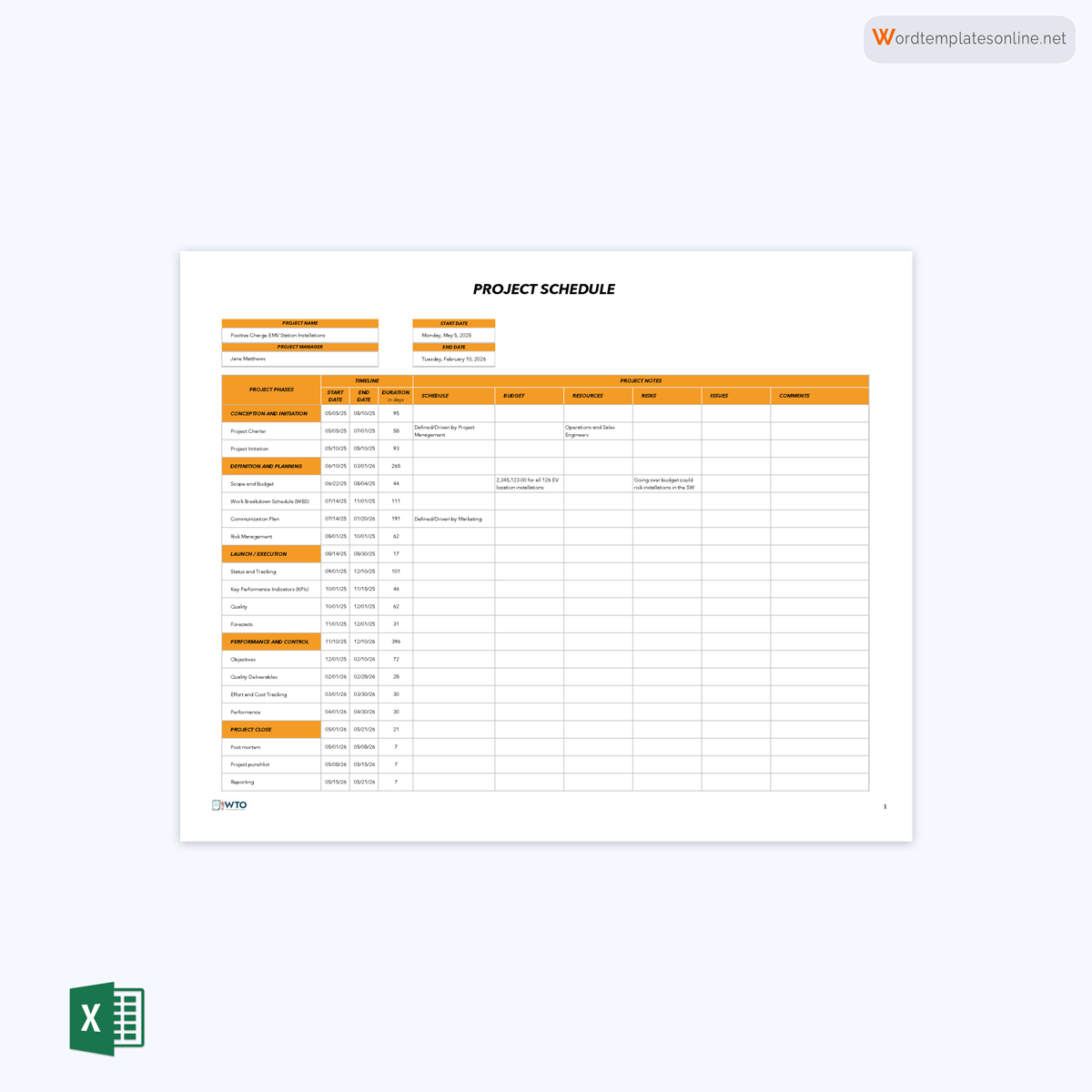 
excel project plan template with dependencies-12