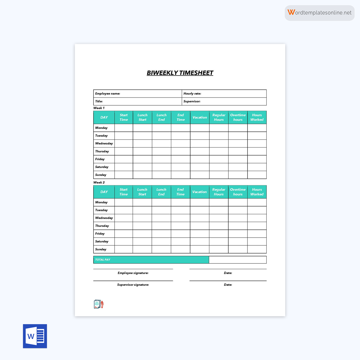 Daily time log template-02