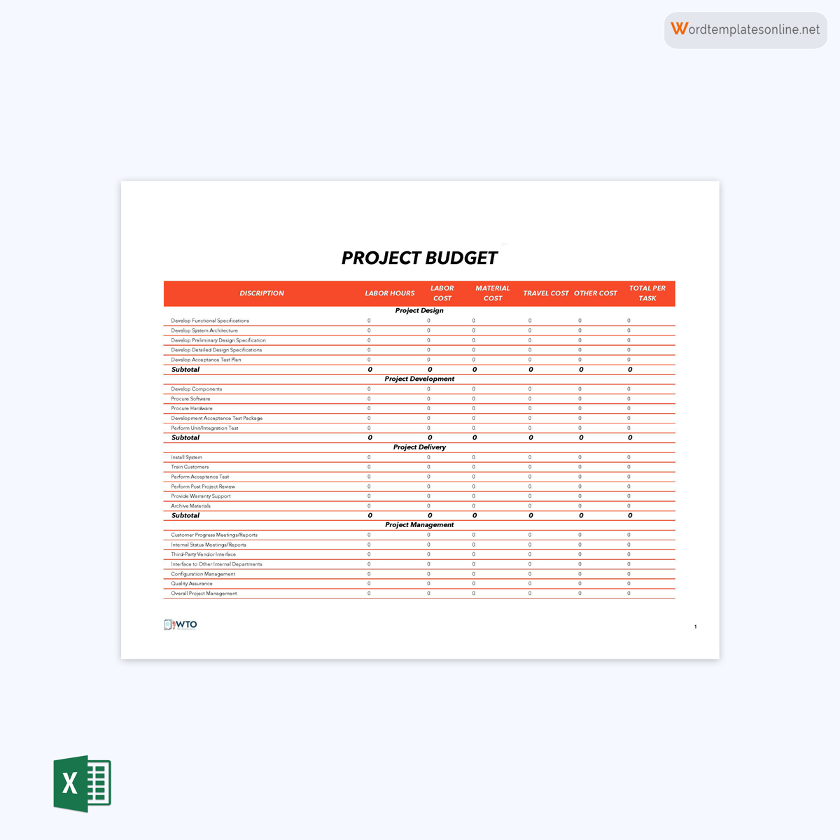 Editable project budget format 04