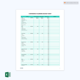 10 Free Event Budget and Cost Planning Templates