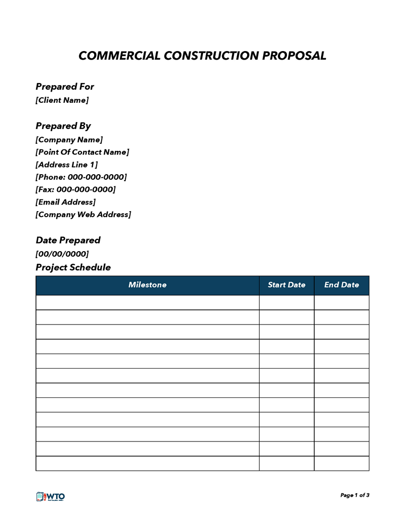 
construction project proposal sample doc-03