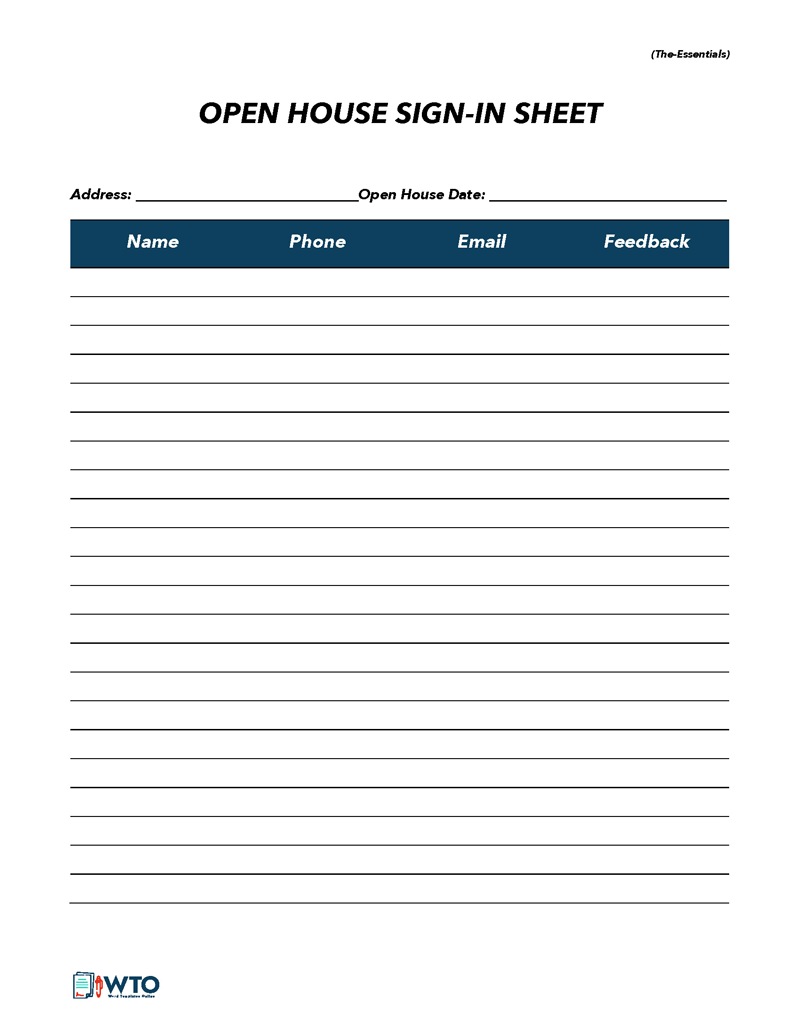 REMAX Open House Sign in Sheet-07