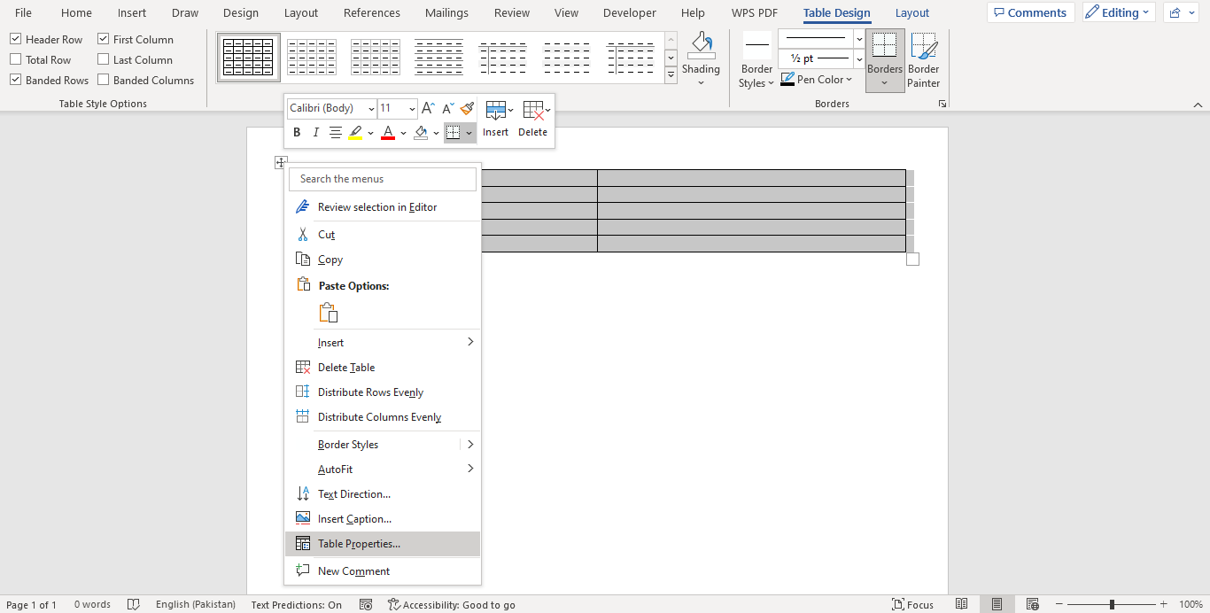 Create an Appointment Card in Word Step 03