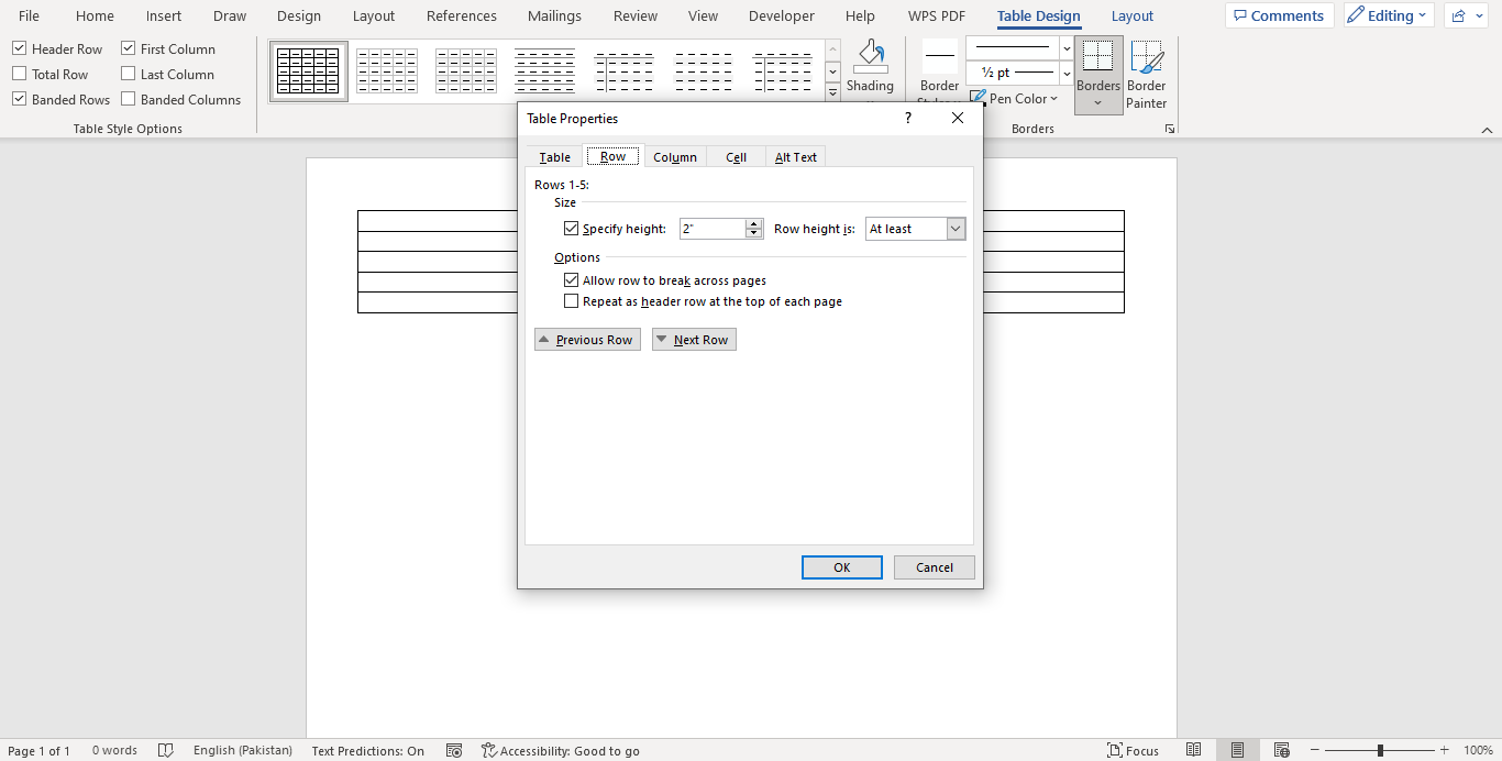 Create an Appointment Card in Word Step 05