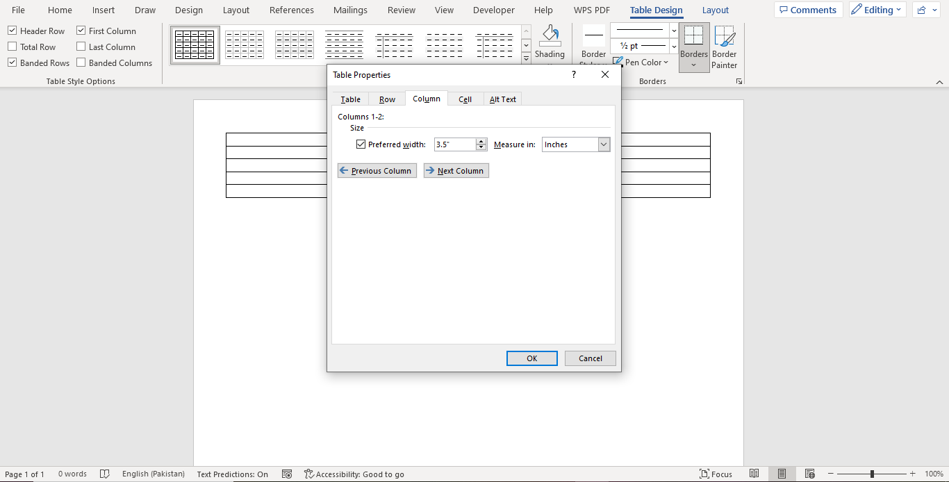 Create an Appointment Card in Word Step 06