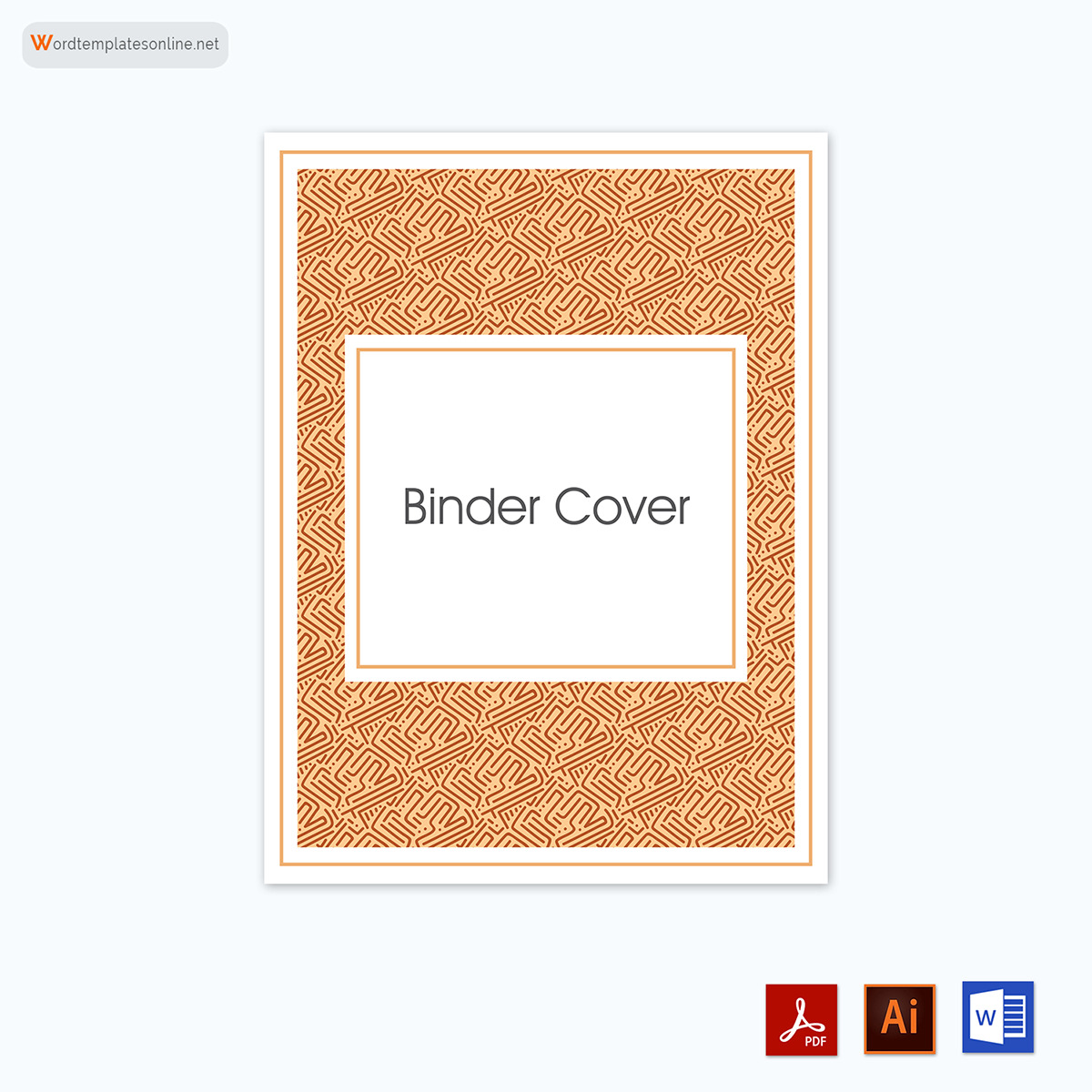 free binder cover templates (word)