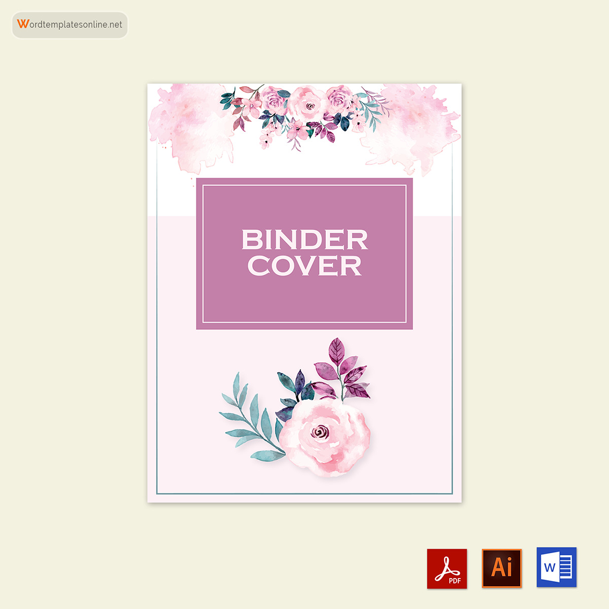 professional binder cover templates free