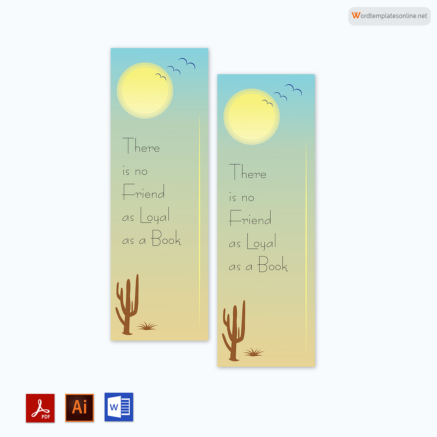 12 Free Bookmark Templates (Printable, Customizable)