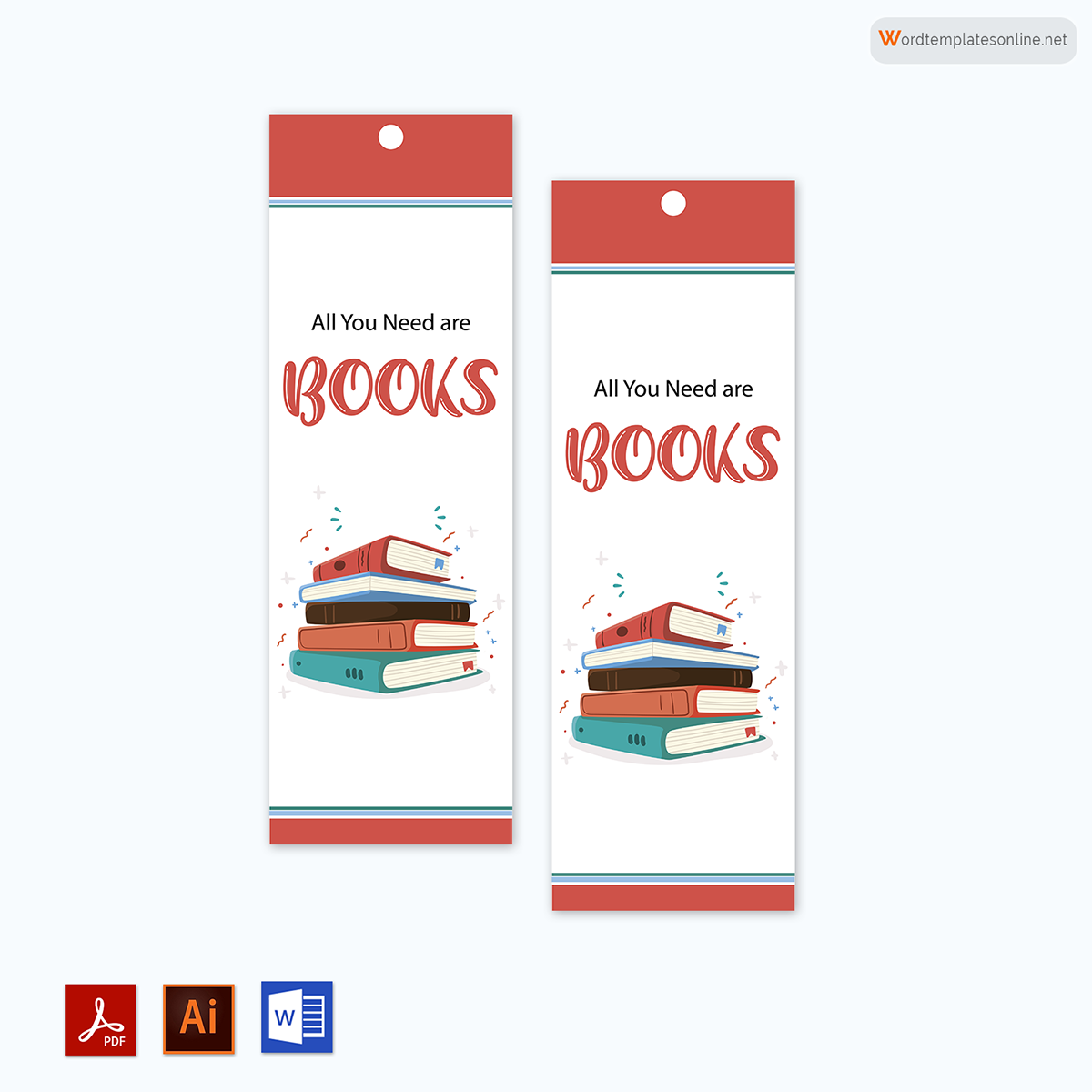 Bookmark template free download 02