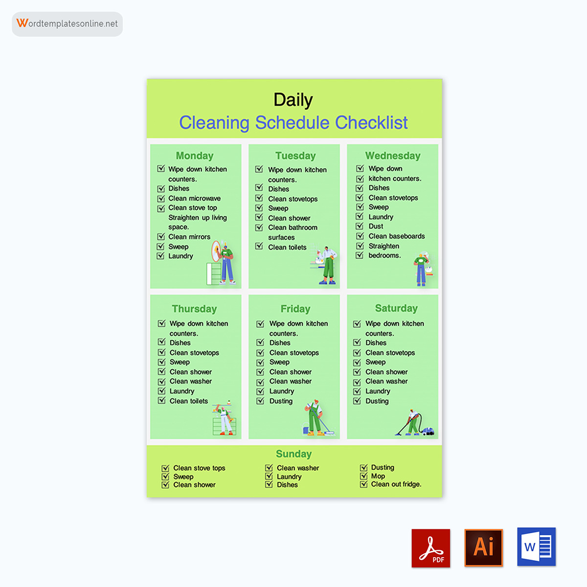 spring cleaning checklist 022