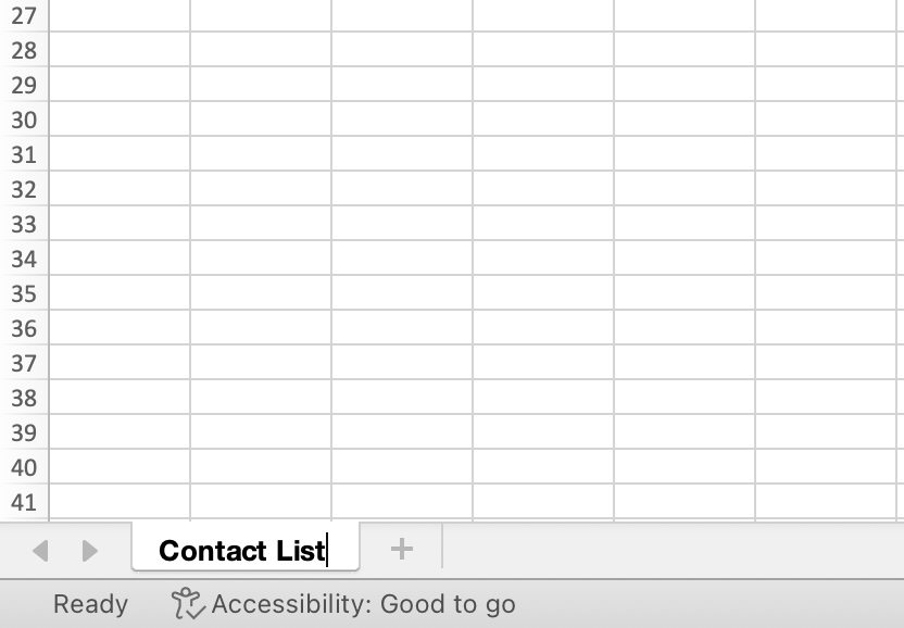 02 rename sheet as contact list