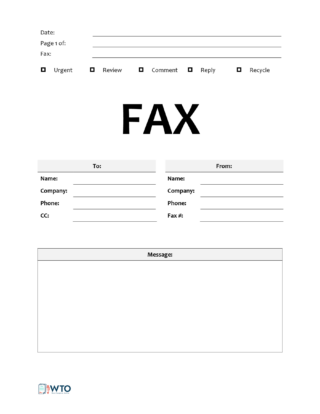 27 Free Fax Cover Sheet Templates (Word)