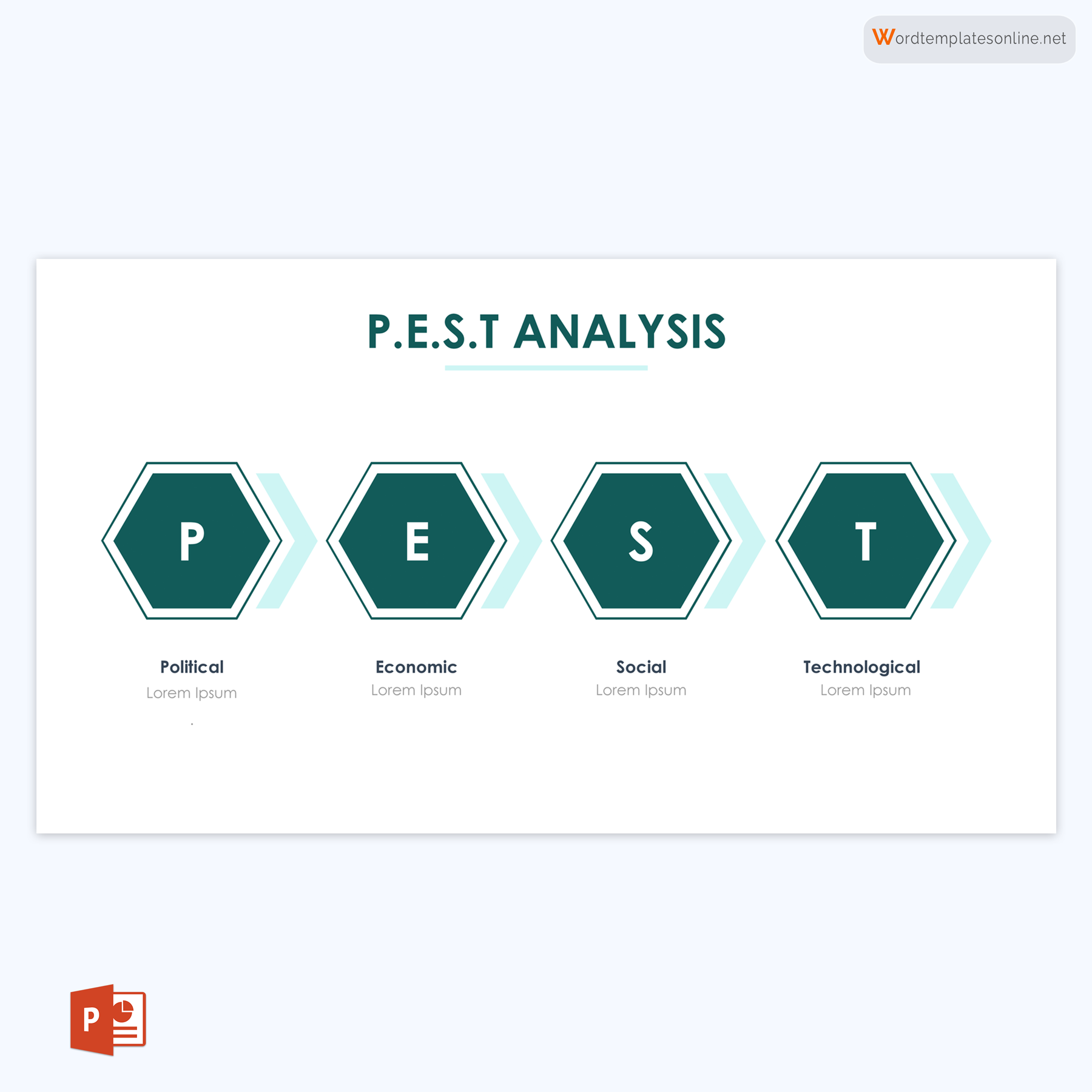 Pest Analysis Template 17 - Customizable - PowerPoint