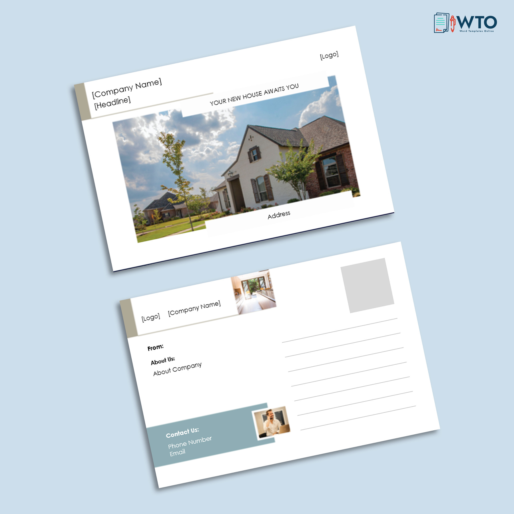 Free Real Estate Postcard Template Example