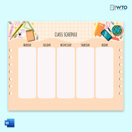 12 Free School Schedule Templates