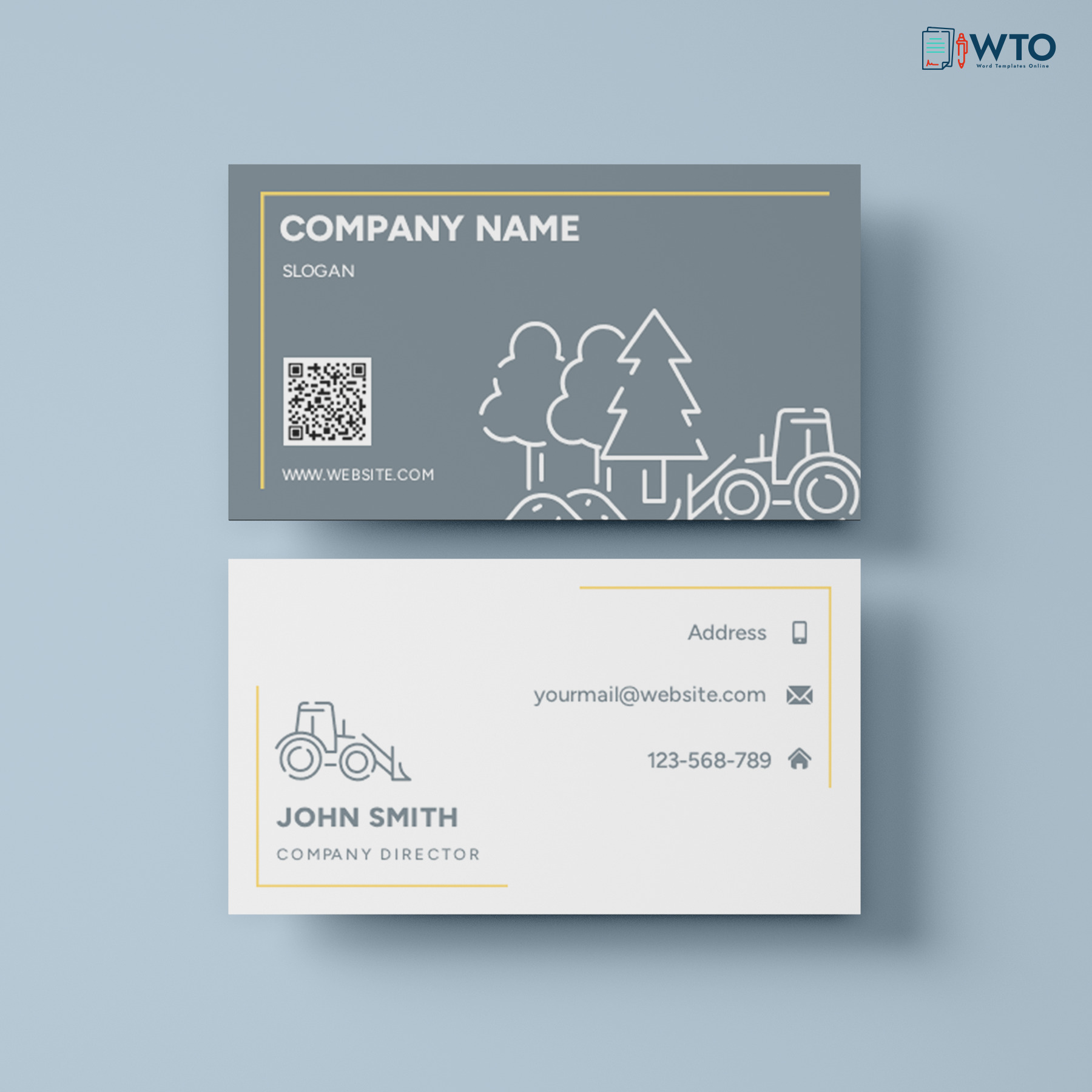 Free Snow Removal Business Card Sample Download