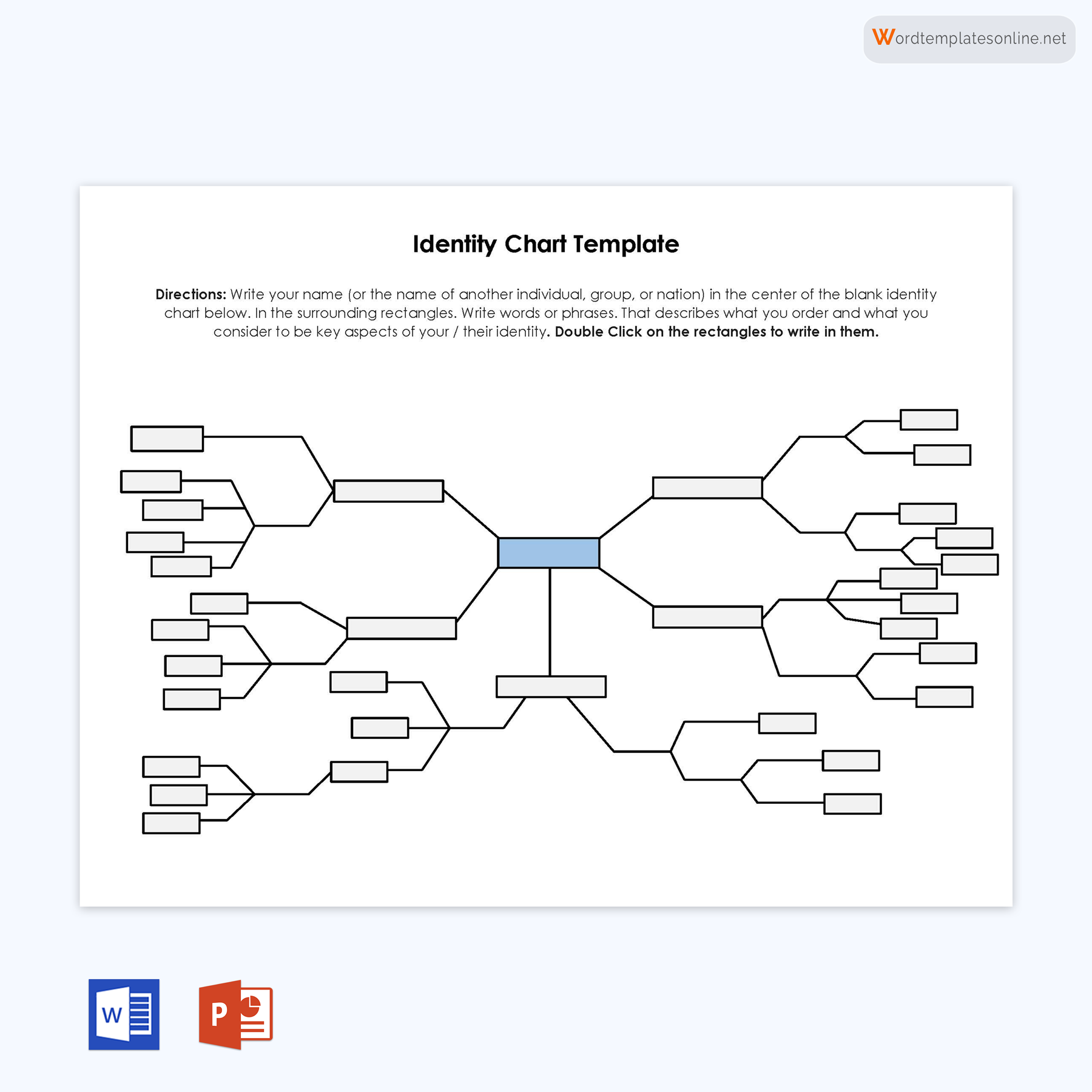 Identity Chart PowerPoint Template