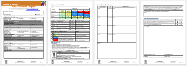 Security assessment template