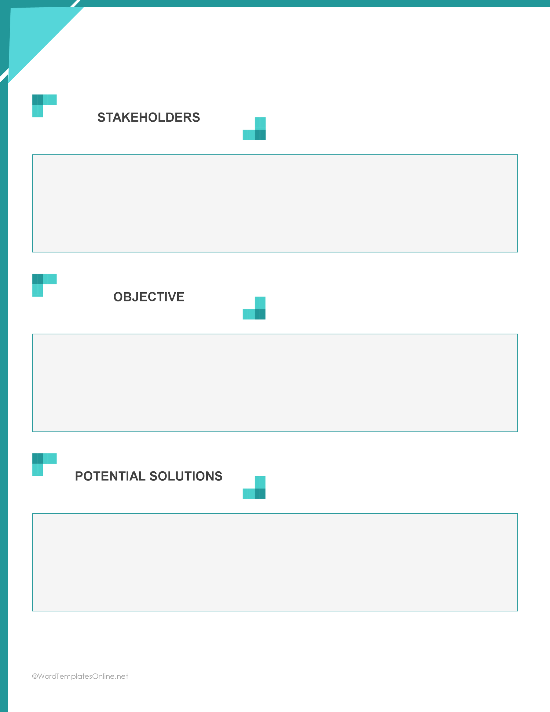 Free project problem statement template in ms word
