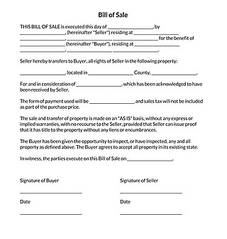 Free Hawaii Bill of Sale Template for Word and PDF
