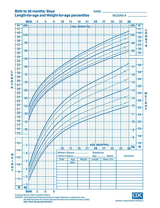 Free Baby Growth Chart Tempalte for Word and PDF