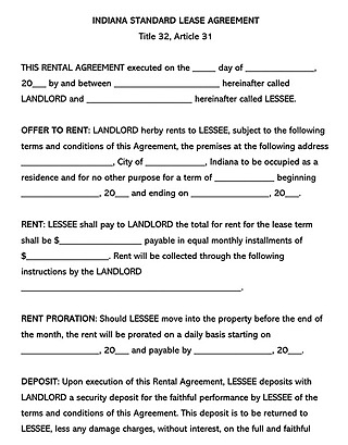 Free Residential Lease Agreement Template for Word and PDF