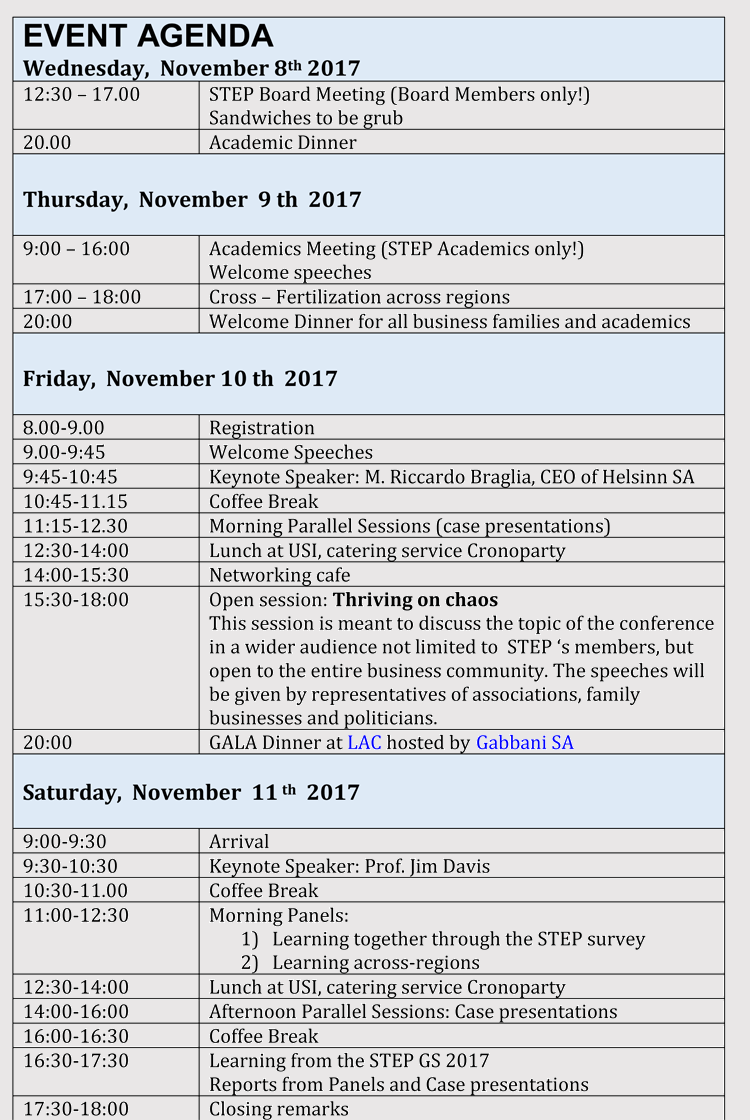 Free Event Management Agenda Template for Word