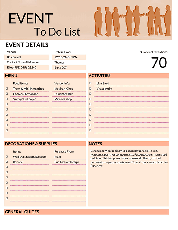 Free Checklist Template for Excel and Word