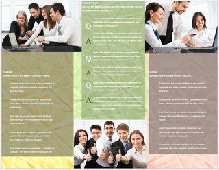 Free Pamphlet Template for Word and Adobe Photoshop