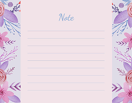 Free Printable Note Cards Templates