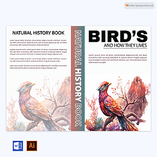 Free Book Cover Template for Word and Illustrator