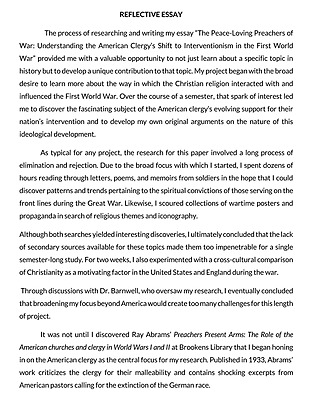 Free Reflective Essay Template for Word and PDF