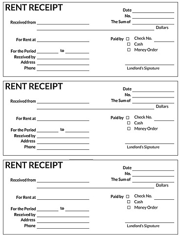 Receipt Book Templates (Word, Excel) - How to Fill Out