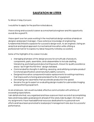 Free To Whom It May Concern Template for Word and PDF