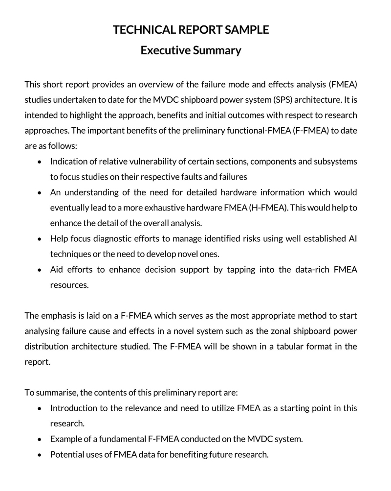 Free Technical Report Template for Word and PDF